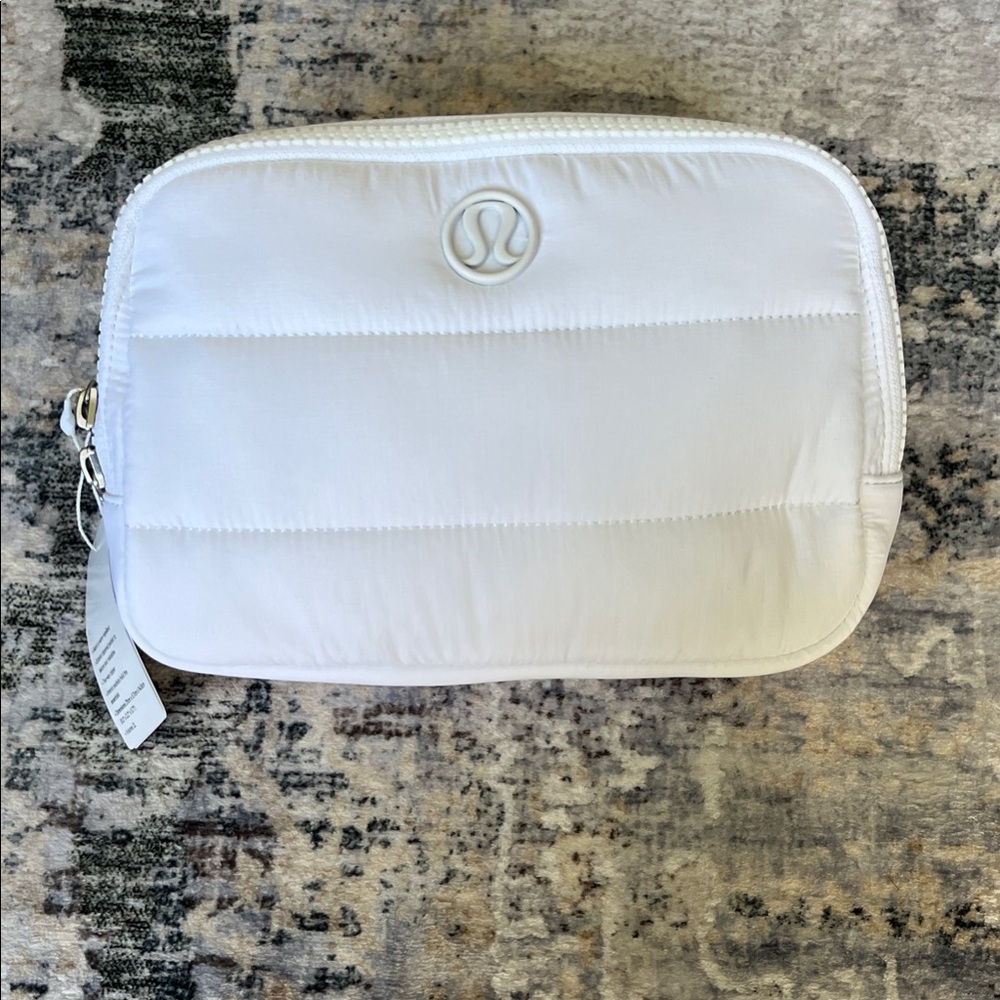 lululemon athletica White Quilted Belt Bag